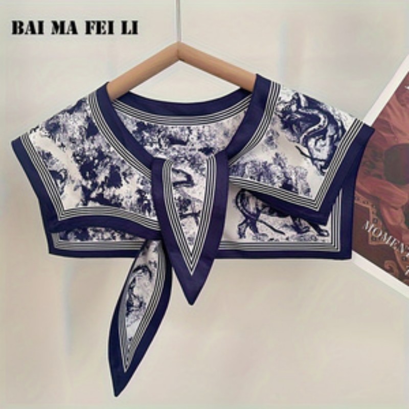 Silk Blouse - Lenço de Seda Versátil Feminino para