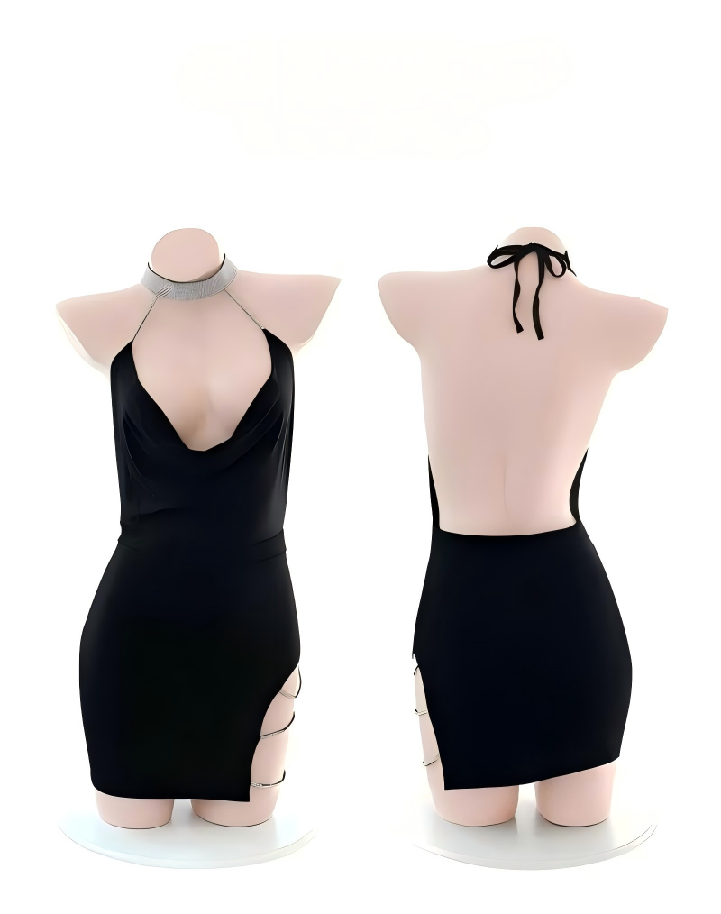 Lace Dress - Lingerie sexy sem alças, plus size,