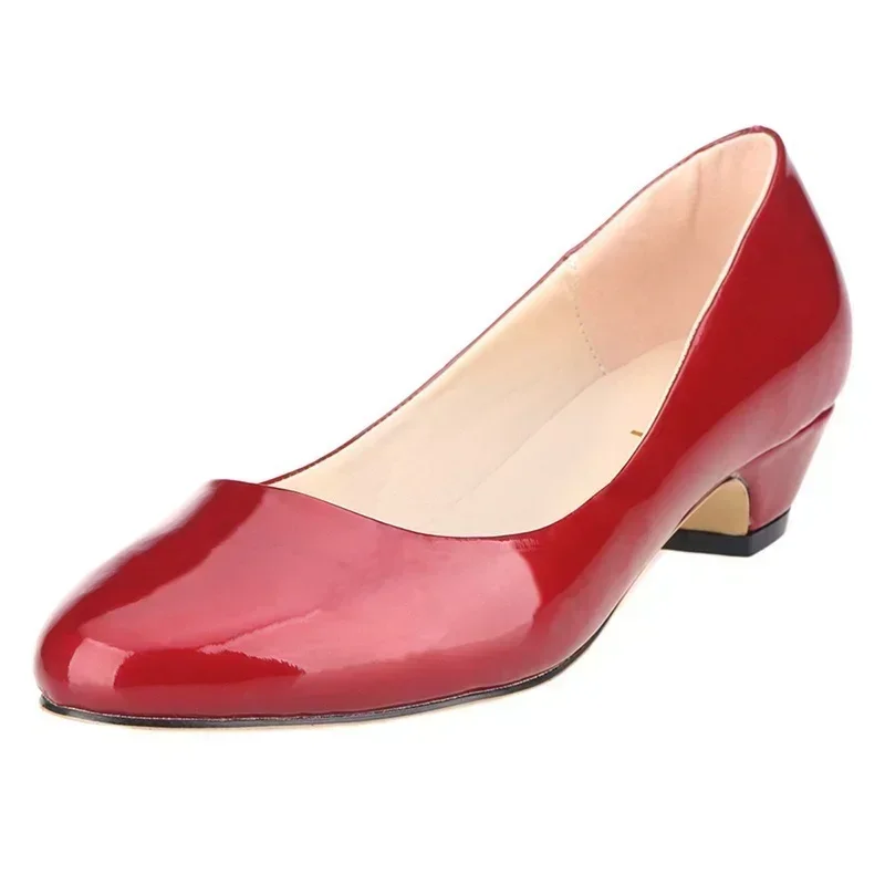 Womens Heels - Mulheres bombas de cunha outono casual