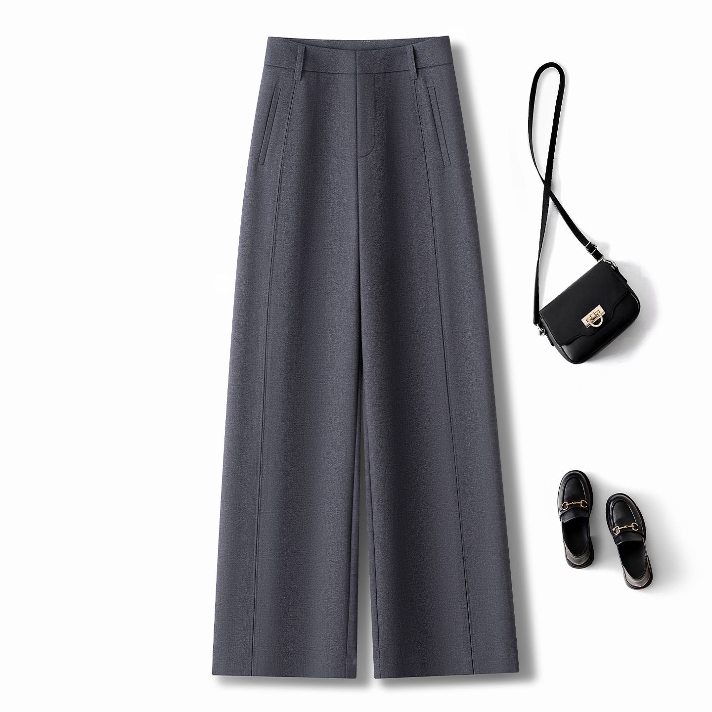 Calças Femininas de Perna Larg - Tailored Trouser Wide avaliação e preço