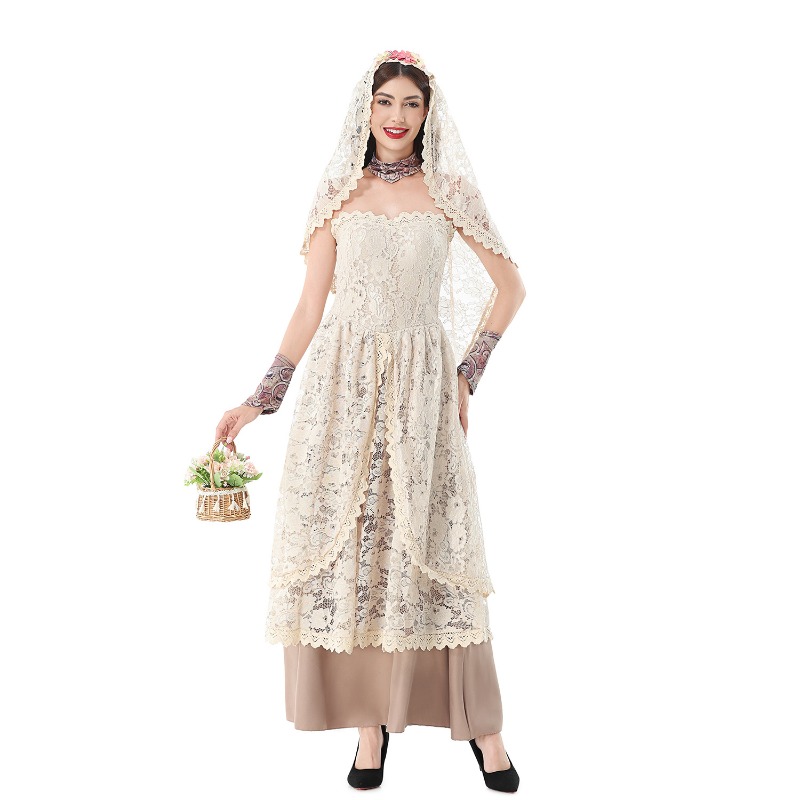 Vestido Maxi Vintage de Renda  - Wedding Dress avaliação e preço