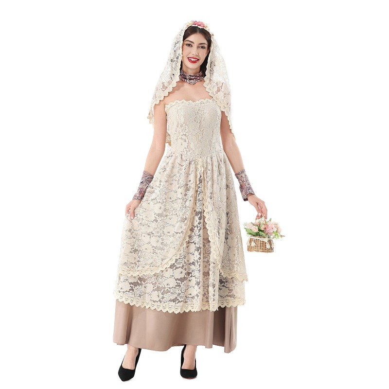 Vestido Maxi Vintage de Renda  - Wedding Dress avaliação e preço