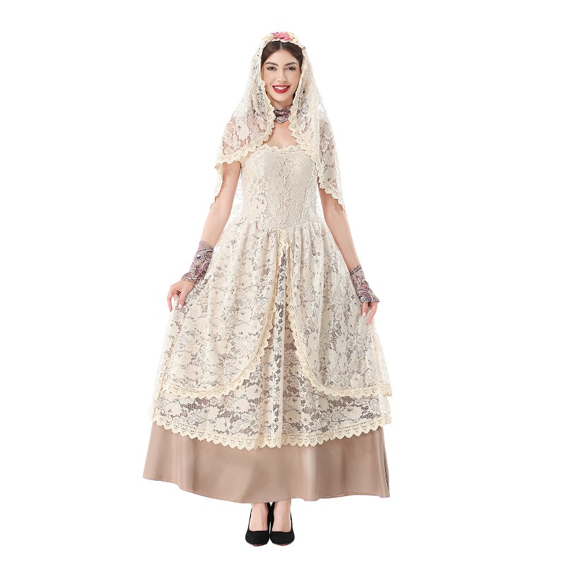 Vestido Maxi Vintage de Renda  - Wedding Dress avaliação e preço