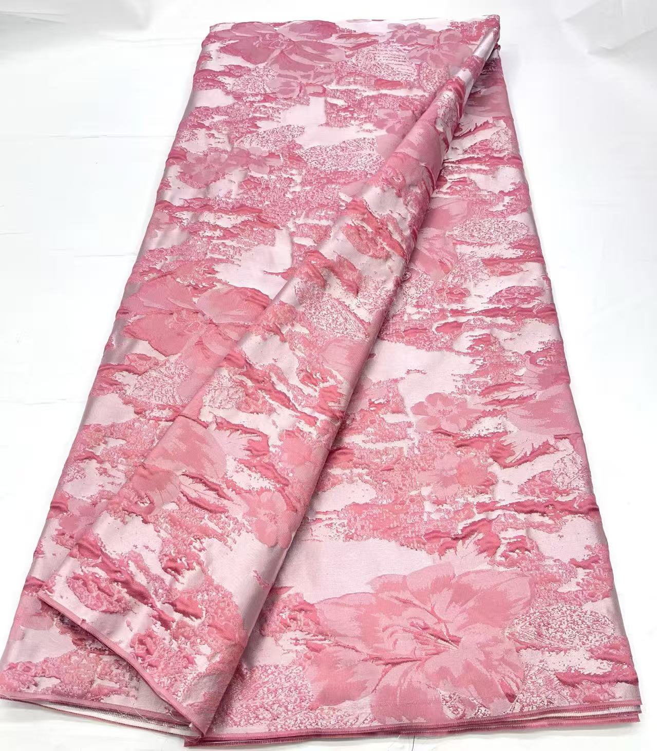 Tecido de Renda Brocada Africa - Wedding Dress avaliação e preço