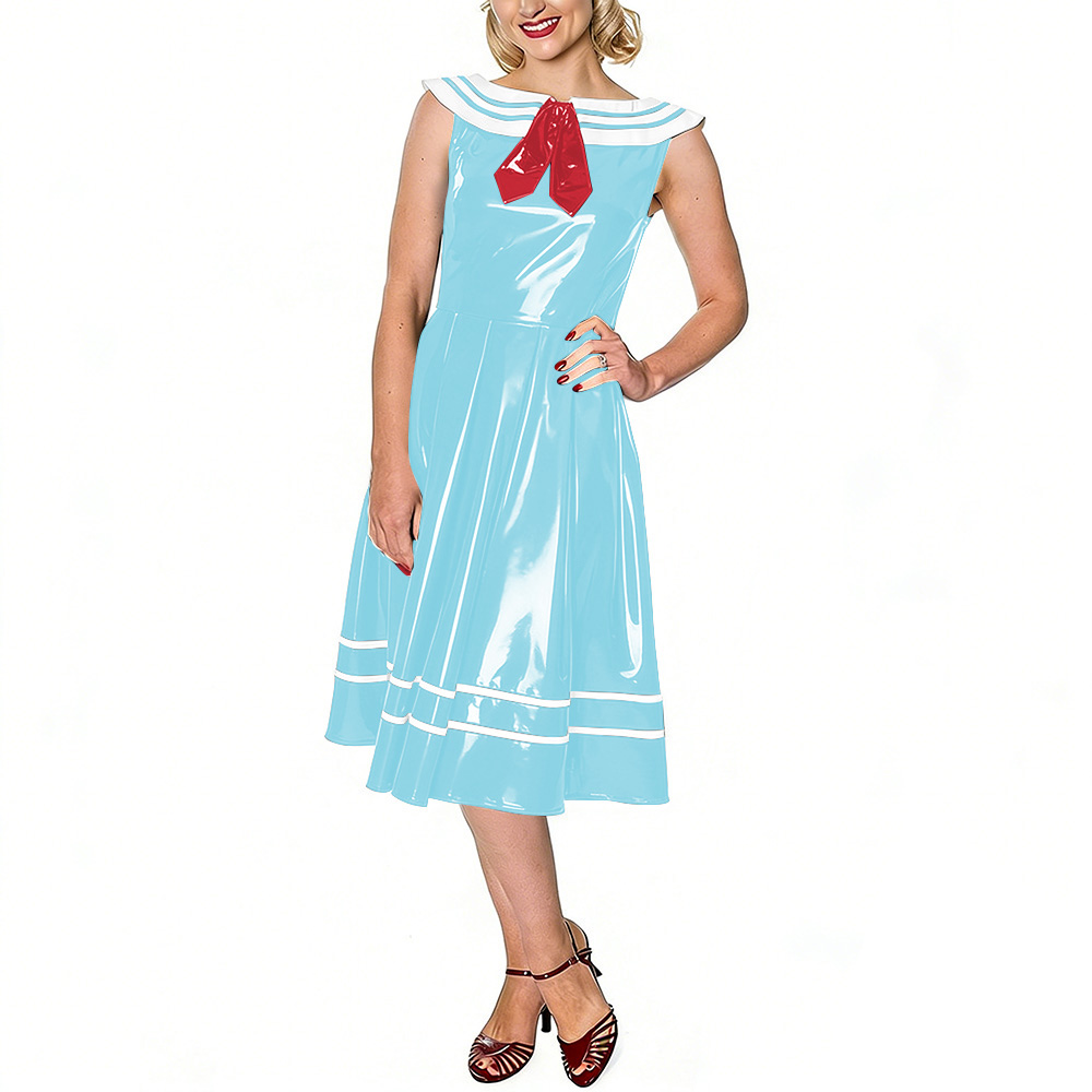 Vestido Vintage Estilo Marinhe - Midi Dress avaliação e preço